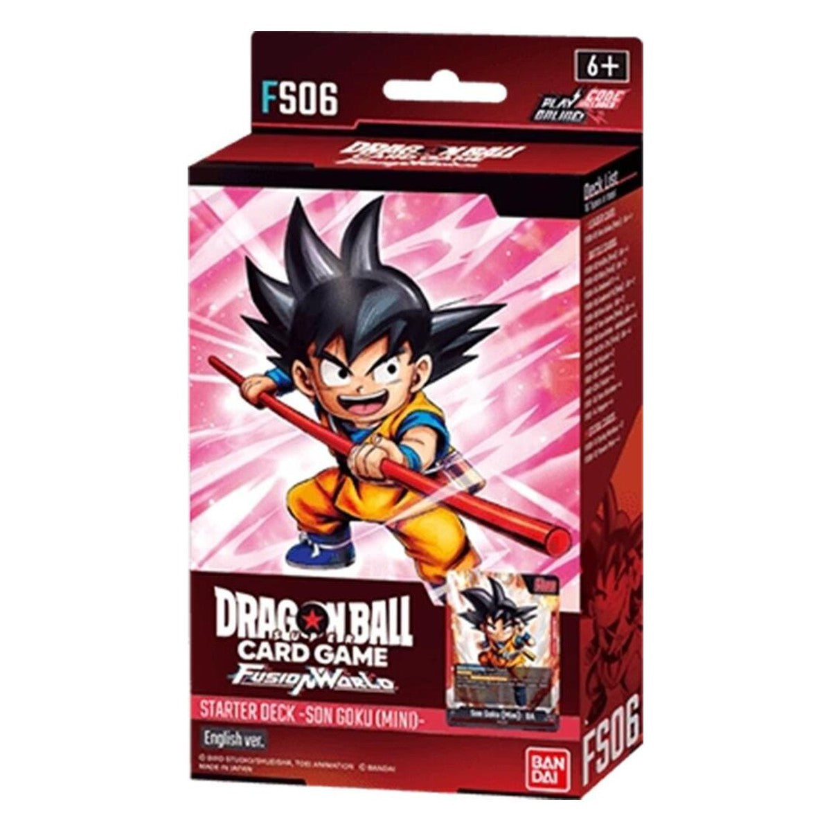 Starter Deck -Son Goku (Mini)- [FS06] – Dragon Ball Super Card Game Fusion World English sealed product