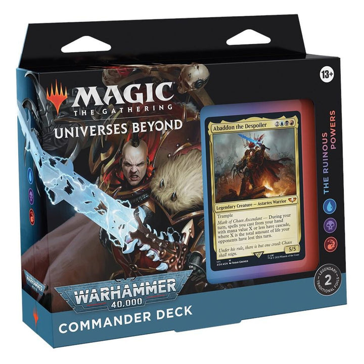 Warhammer 40,000 Commander Deck - The Ruinous Powers – Magic: The Gathering English sealed product